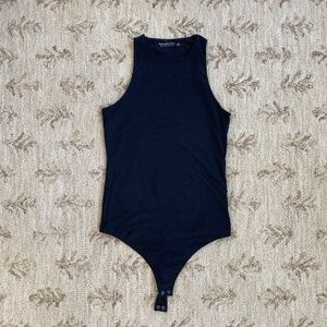 Abercrombie Black Bodysuit, Medium
